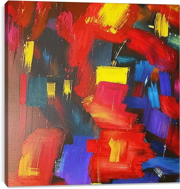 Постер на подрамнике - Абстракционизм Фантазия 3