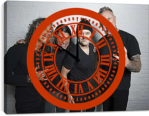 Часы картина - Металлика. Metallica