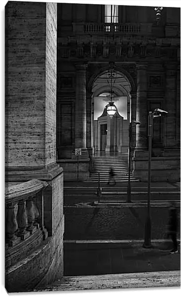 Постер на подрамнике - Ночь в Риме