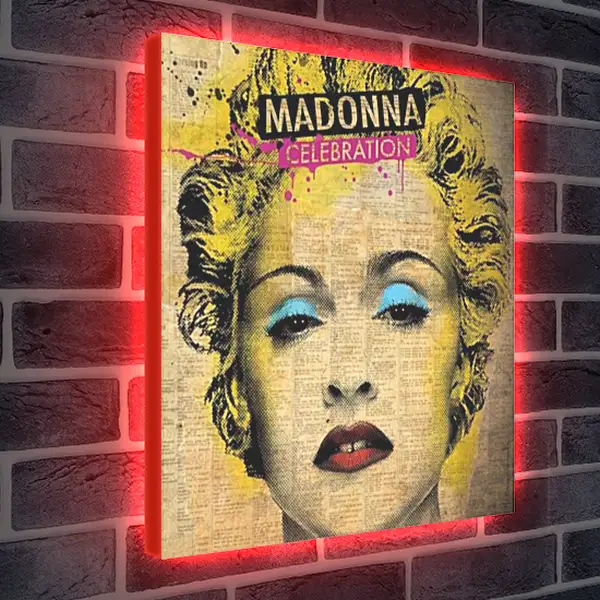 Лайтбокс световая панель - Madonna - Мадонна