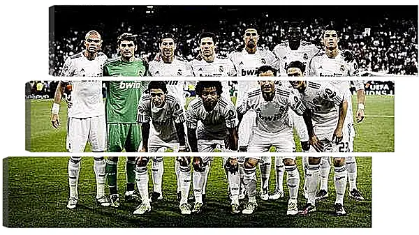 Модульная картина - Фото перед матчем ФК Реал Мадрид. FC Real Madrid