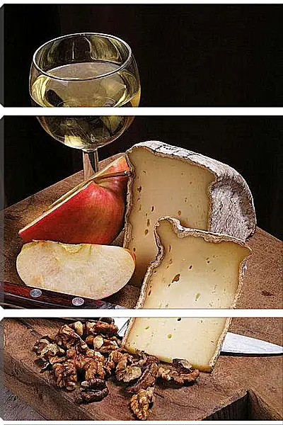 Модульная картина - Закуска под вино. Вкус Жизни.