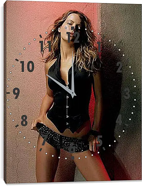 Часы картина - Кейт Бекинсейл. Kate Beckinsale