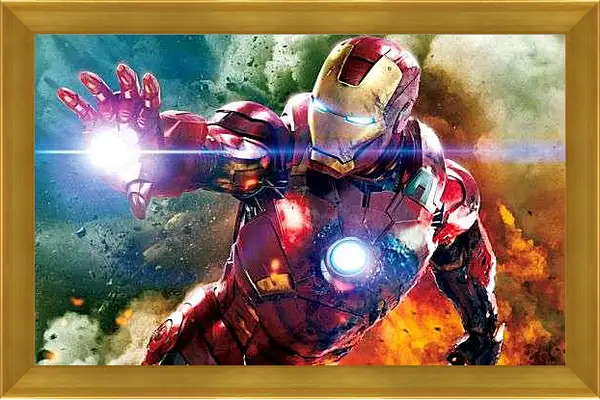 Картина в раме - Железный человек. Iron Man