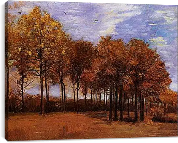 Постер на подрамнике - Autumn Landscape. Винсент Ван Гог