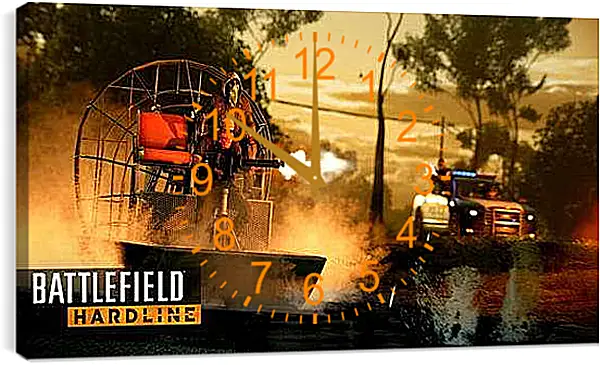 Часы картина - Battlefield: Hardline