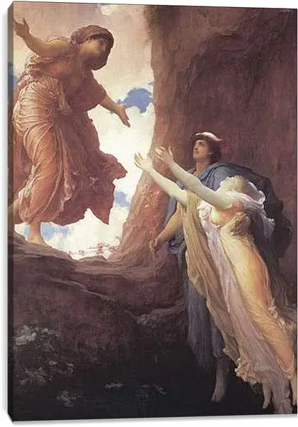 Постер на подрамнике - Return of Persephone. Возвращение Персефоны. Барон Фредерик Лейтон
