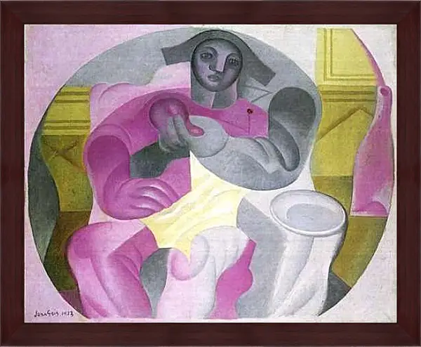 Картина в раме - Арлекин. Хуан Грис