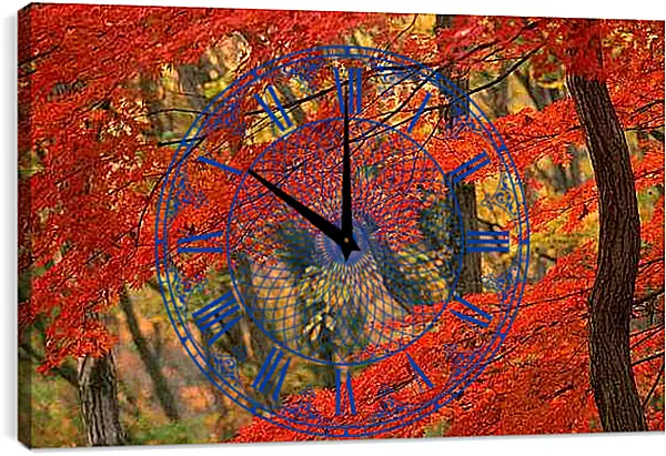 Часы картина - Осень