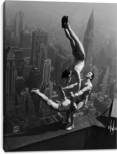 Постер на подрамнике - Гимнасты