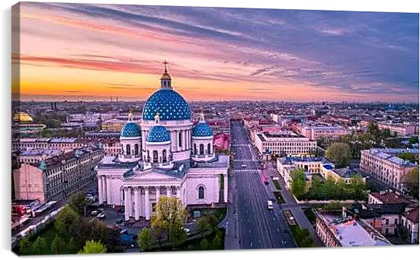 Постер на подрамнике - Санкт-Петербург Храм