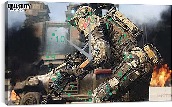 Часы картина - Call Of Duty: Black Ops III