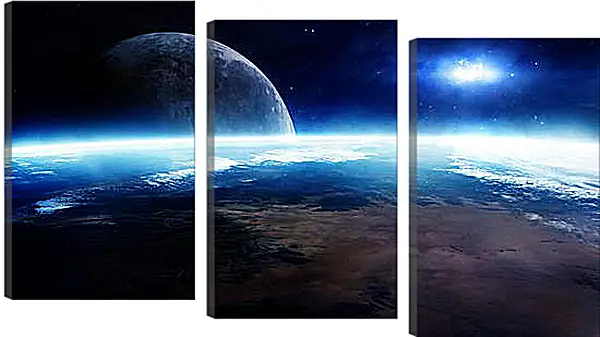 Модульная картина - Космос