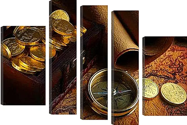 Модульная картина - Сокровище