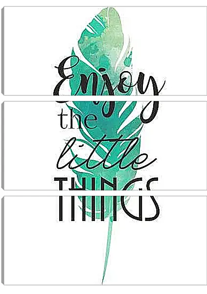 Модульная картина - Радуйтесь мелочам