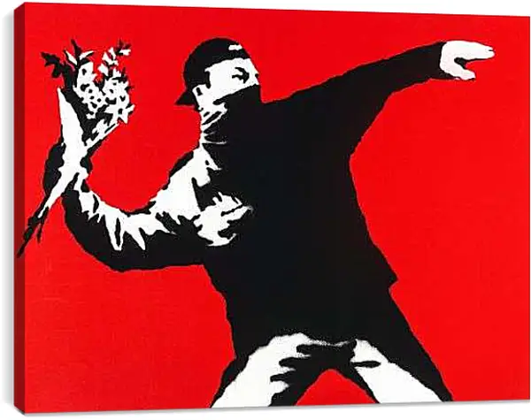 Постер на подрамнике - Бэнкси