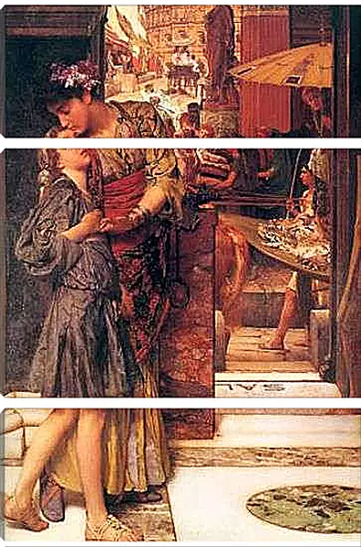 Модульная картина - The Parting Kiss. Лоуренс Альма-Тадема