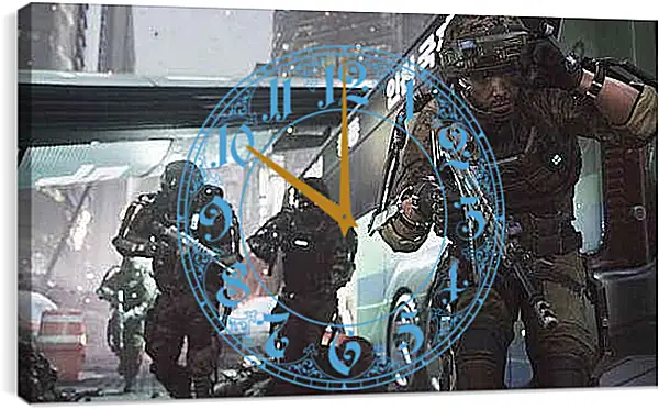 Часы картина - Call Of Duty: Advanced Warfare