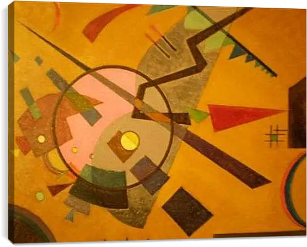 Постер на подрамнике - Неизвестно. Кандинский Василий