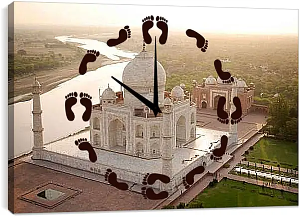 Часы картина - Тадж-Махал 5. Индия