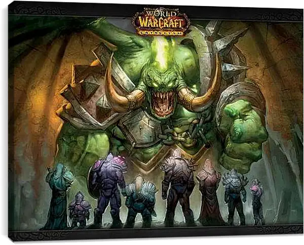 Постер на подрамнике - World Of Warcraft: Cataclysm