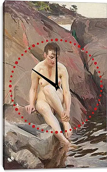 Часы картина - Marta. Андерс Цорн