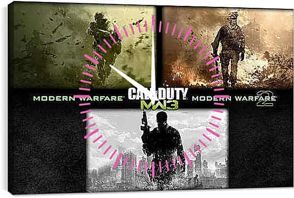 Часы картина - Call Of Duty