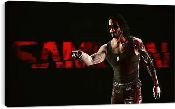 Постер на подрамнике - Cyberpunk 2077