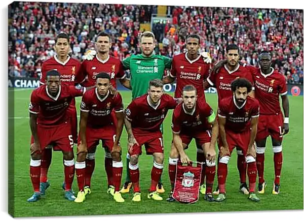 Постер на подрамнике - Фото перед матчем ФК Ливерпуль. FC Liverpool