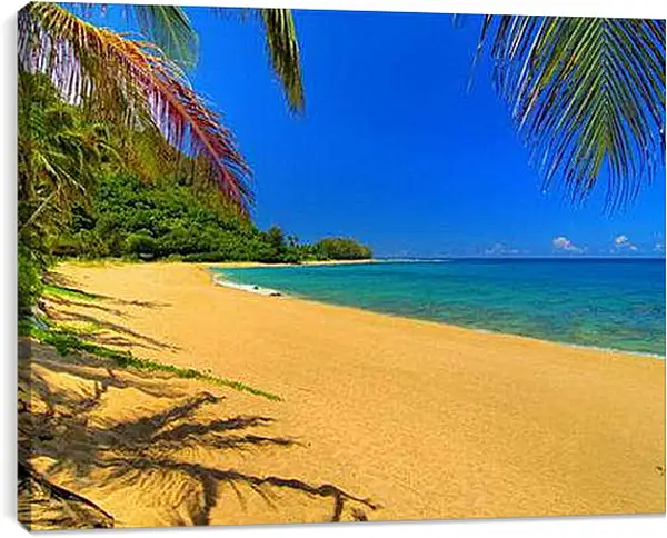 Постер на подрамнике - Пляж