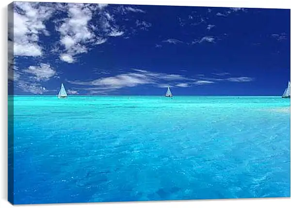 Постер на подрамнике - Небо и море