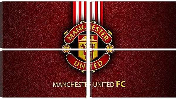 Модульная картина - Эмблема ФК Манчестер Юнайтед