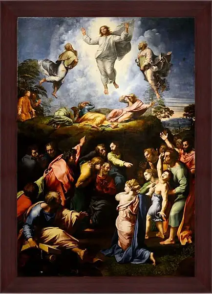 Картина в раме - Преображение. Рафаэль Санти