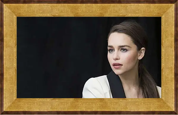 Картина в раме - Эмилия Кларк. Emilia Clarke