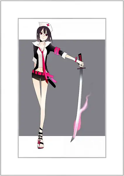 Картина в раме - Катана