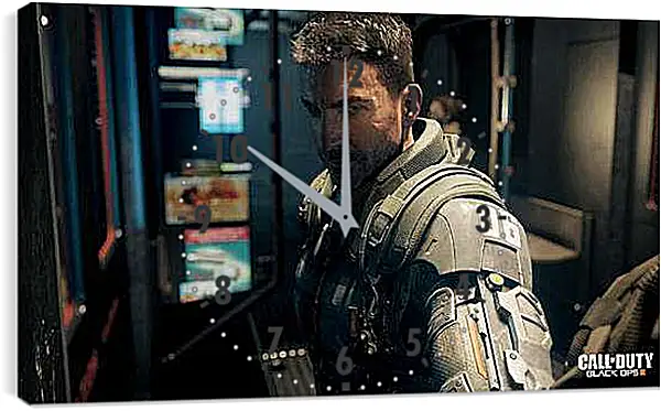 Часы картина - Call Of Duty: Black Ops III
