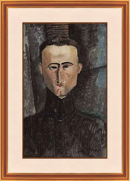 Картина в раме - Andre Rouveyre. Андре Рувейр. Амедео Модильяни