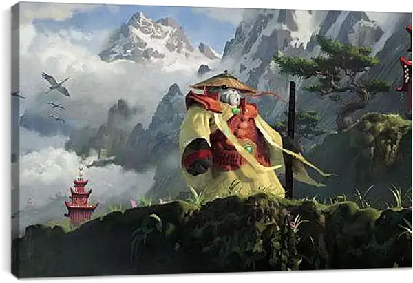Постер на подрамнике - World Of Warcraft: Mists Of Pandaria