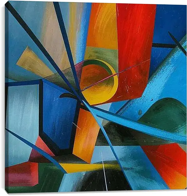 Постер на подрамнике - Геометрическая абстракция 2