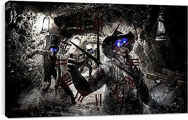 Часы картина - Call Of Duty: Black Ops II