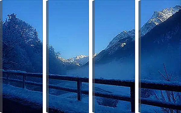 Модульная картина - Зима