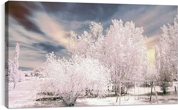 Постер на подрамнике - Зима