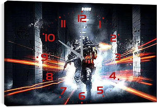 Часы картина - Battlefield 3