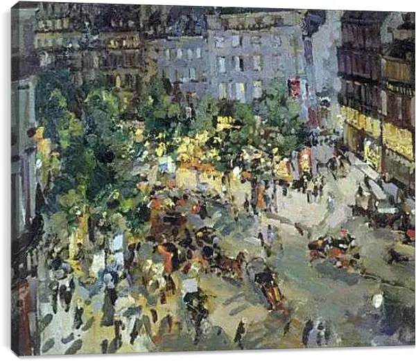 Постер на подрамнике - Париж. Коровин Константин