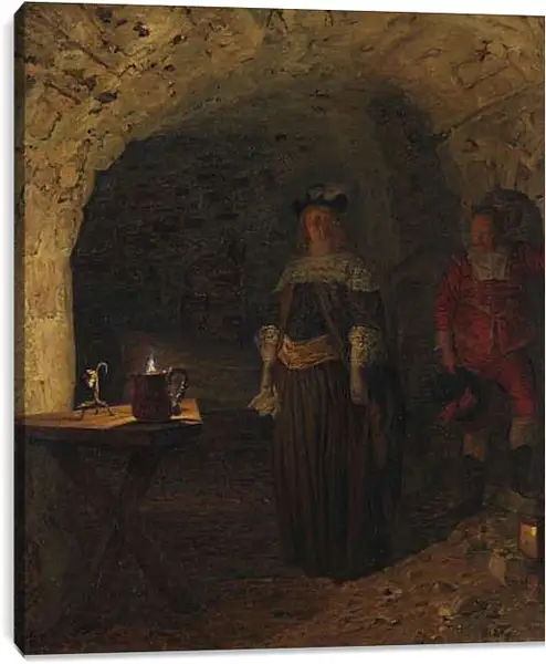 Постер на подрамнике - Painting. Педер Хенрик Кристиан Сартман