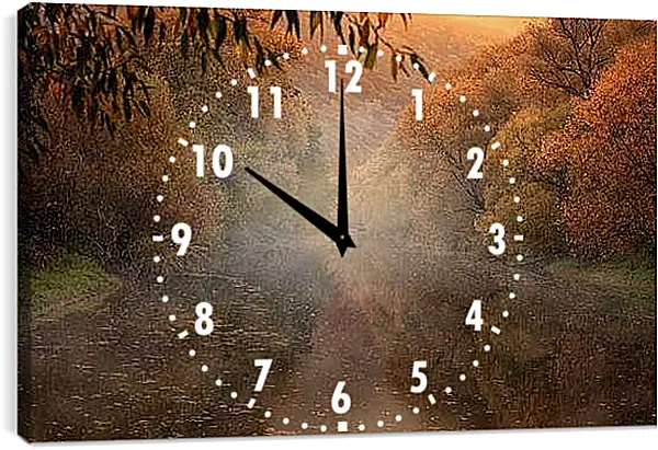 Часы картина - Осень