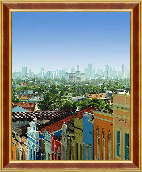 Картина в раме - Улицы Рио