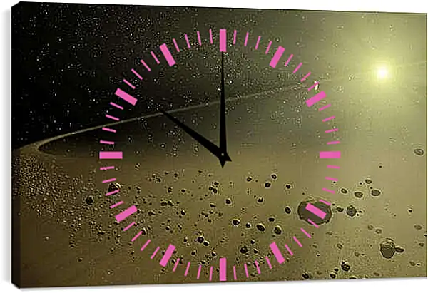 Часы картина - Космос