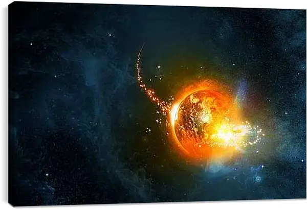 Постер на подрамнике - Космос