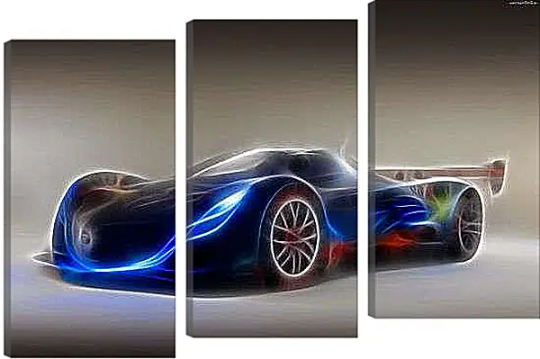 Модульная картина - Спортивный автомобиль